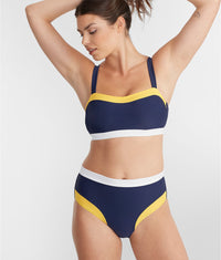 Yellow/Navy/White