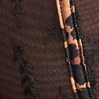 India Leopard Embroidery Bra