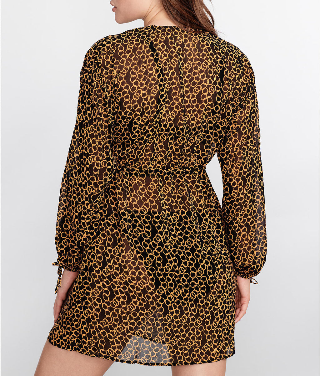 Casablanca Chiffon Kimono Cover-Up