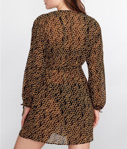 Casablanca Chiffon Kimono Cover-Up