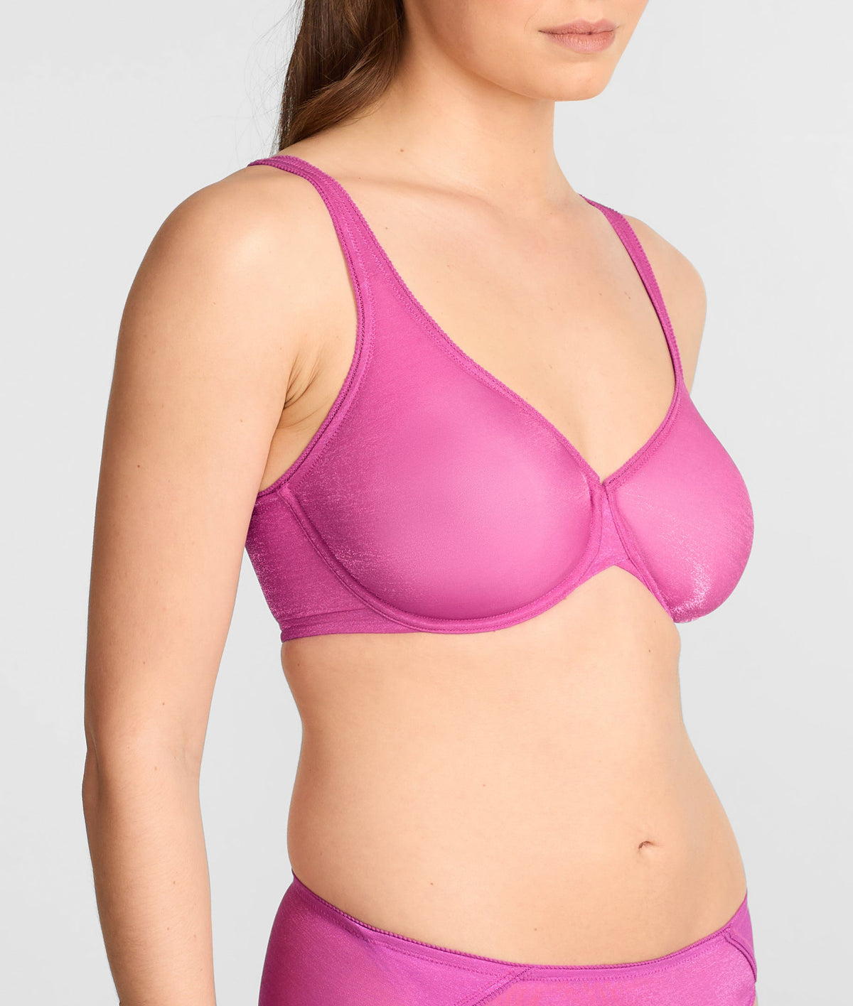 Everyday Essential Shimmer Unlined Plunge Bra