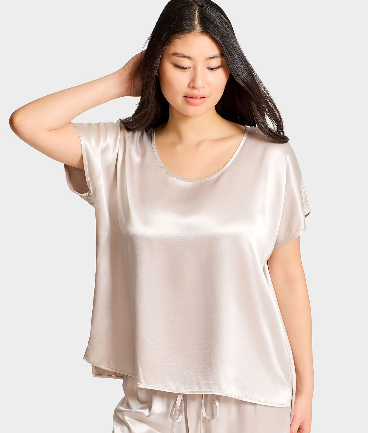Roxxy Satin Lounge Top