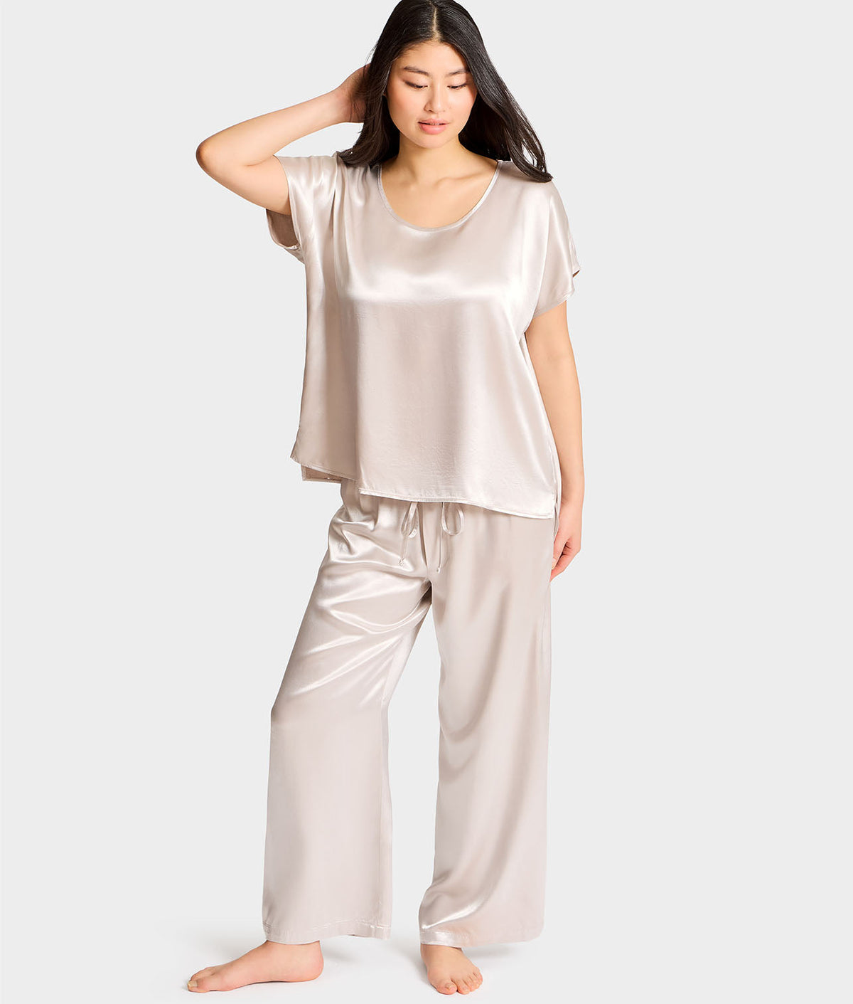 Roxxy Satin Lounge Top