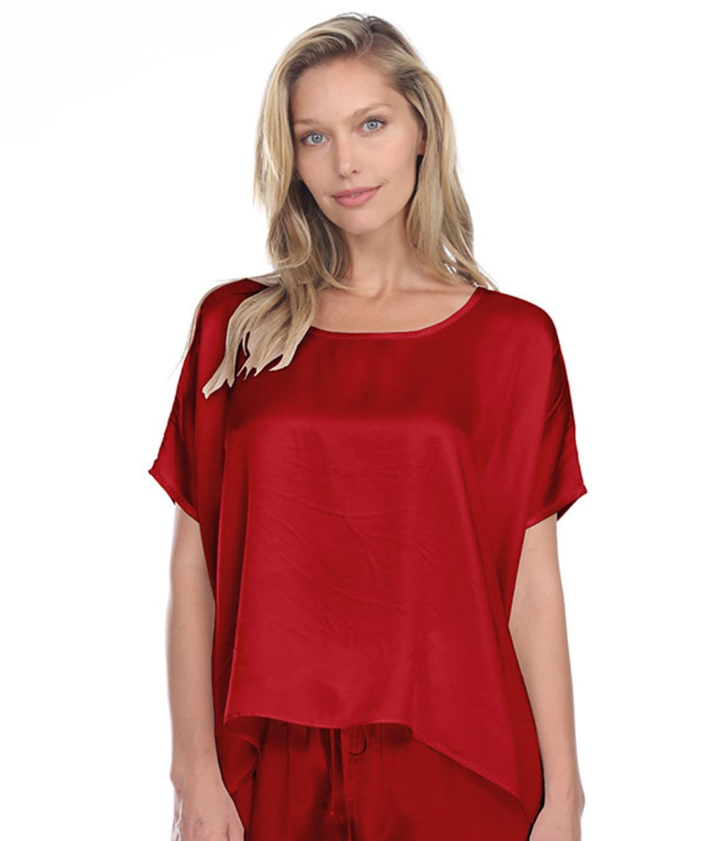 Roxxy Satin Lounge Top