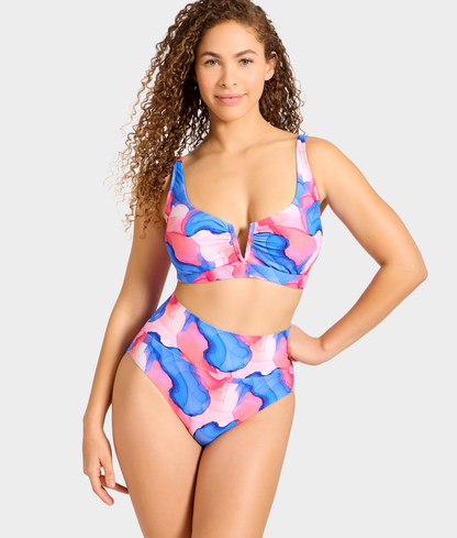 V Front Bralette Underwire Bikini Top