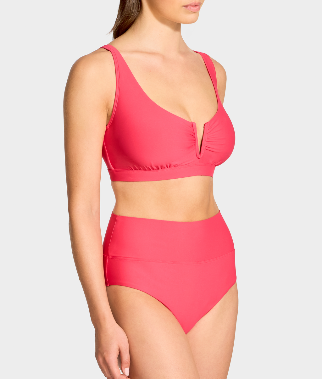 V Front Bralette Underwire Bikini Top