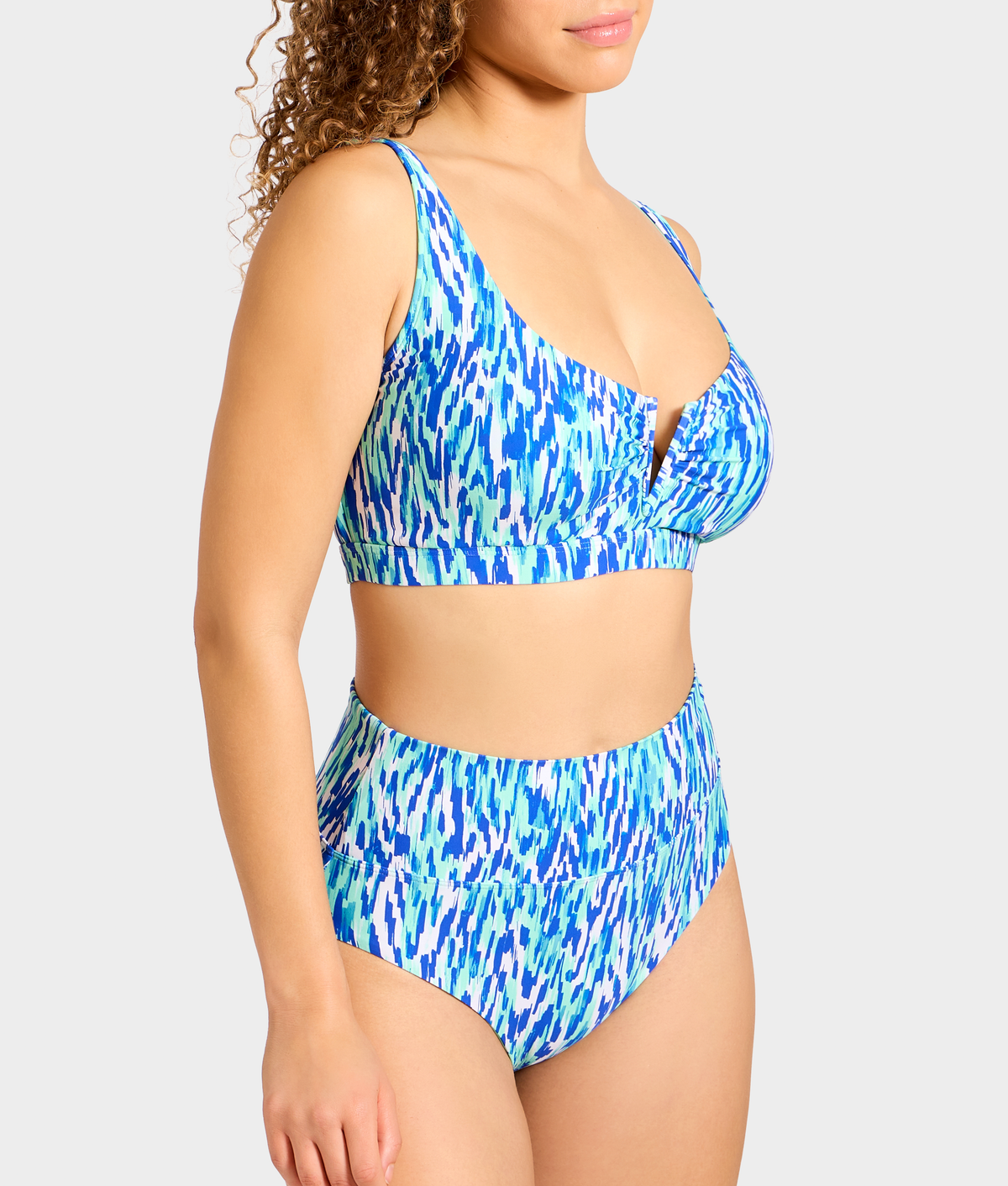 V Front Bralette Underwire Bikini Top