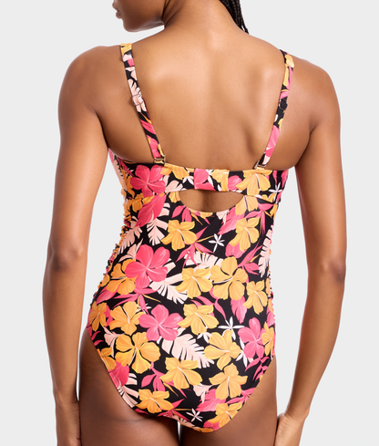 Tie Front Underwire One-Piece