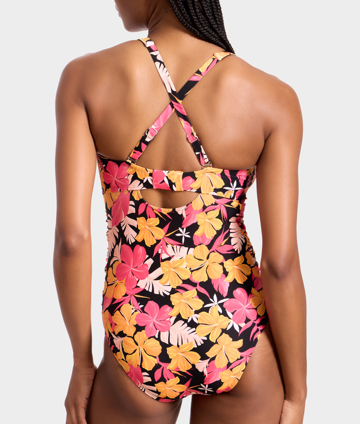 Tie Front Underwire One-Piece