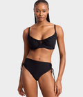 Adjustable Shirring Underwire Bikini Top