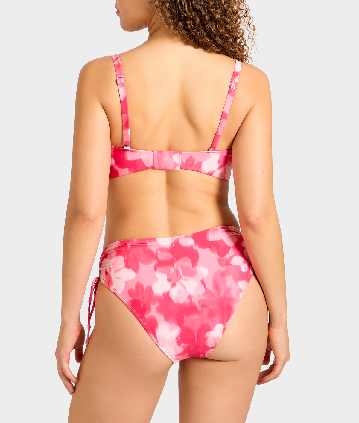 Adjustable Shirring Underwire Bikini Top