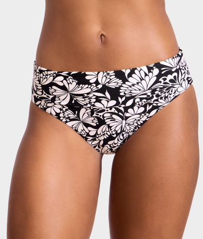 High-Waist Fold-Over Bikini Bottom