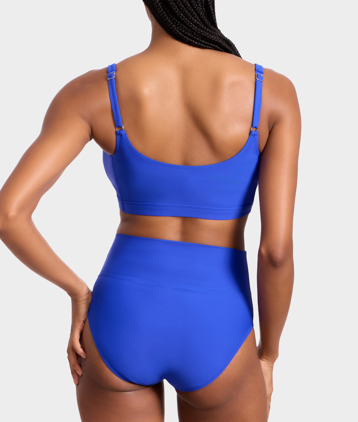 High-Waist Fold-Over Bikini Bottom