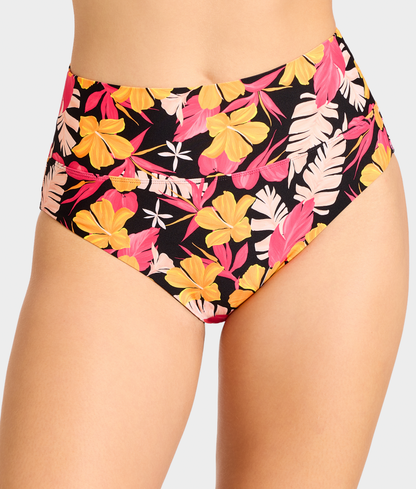 High-Waist Fold-Over Bikini Bottom