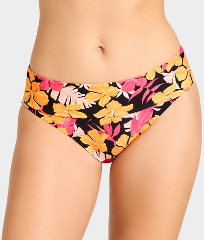 High-Waist Fold-Over Bikini Bottom