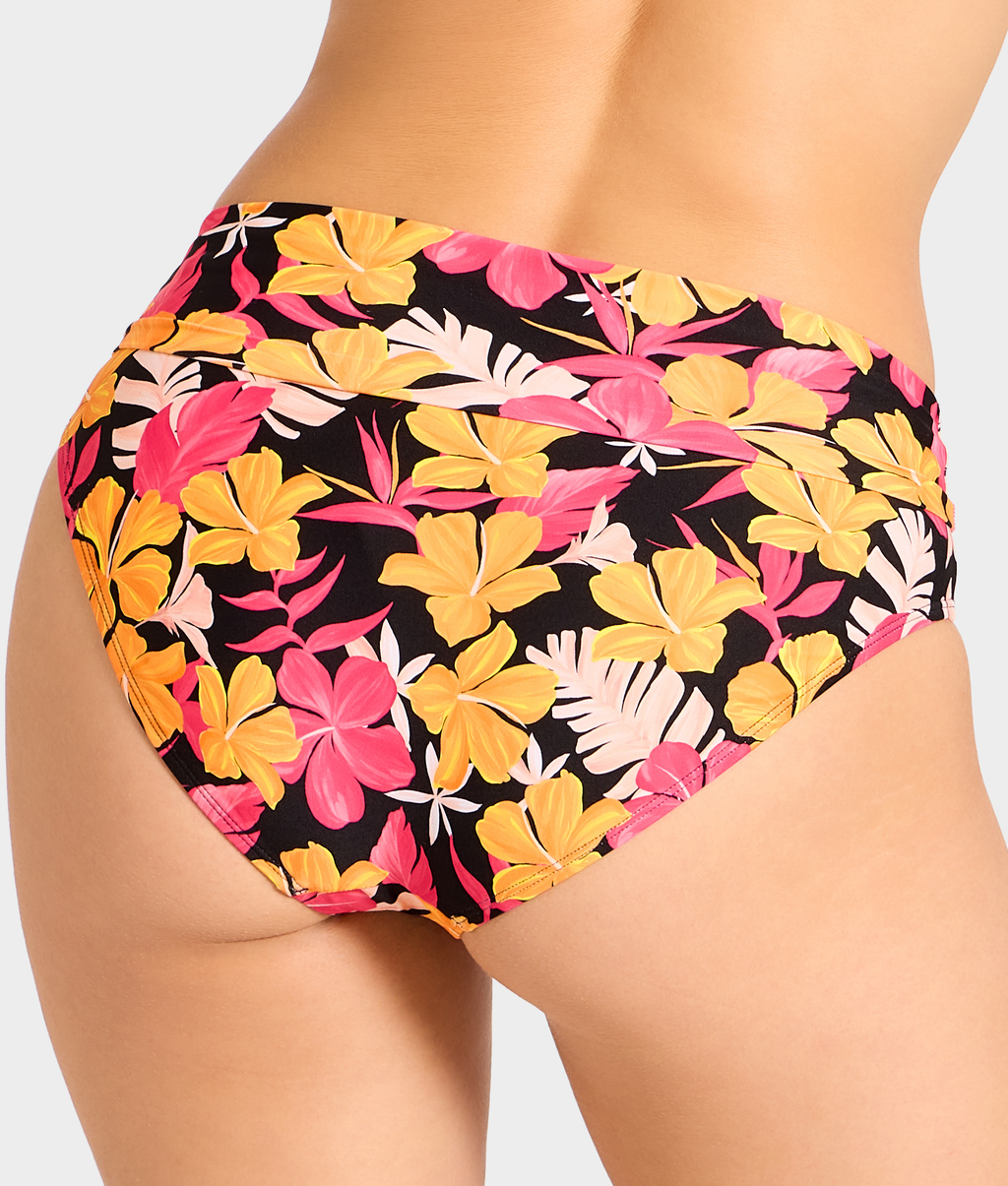 High-Waist Fold-Over Bikini Bottom