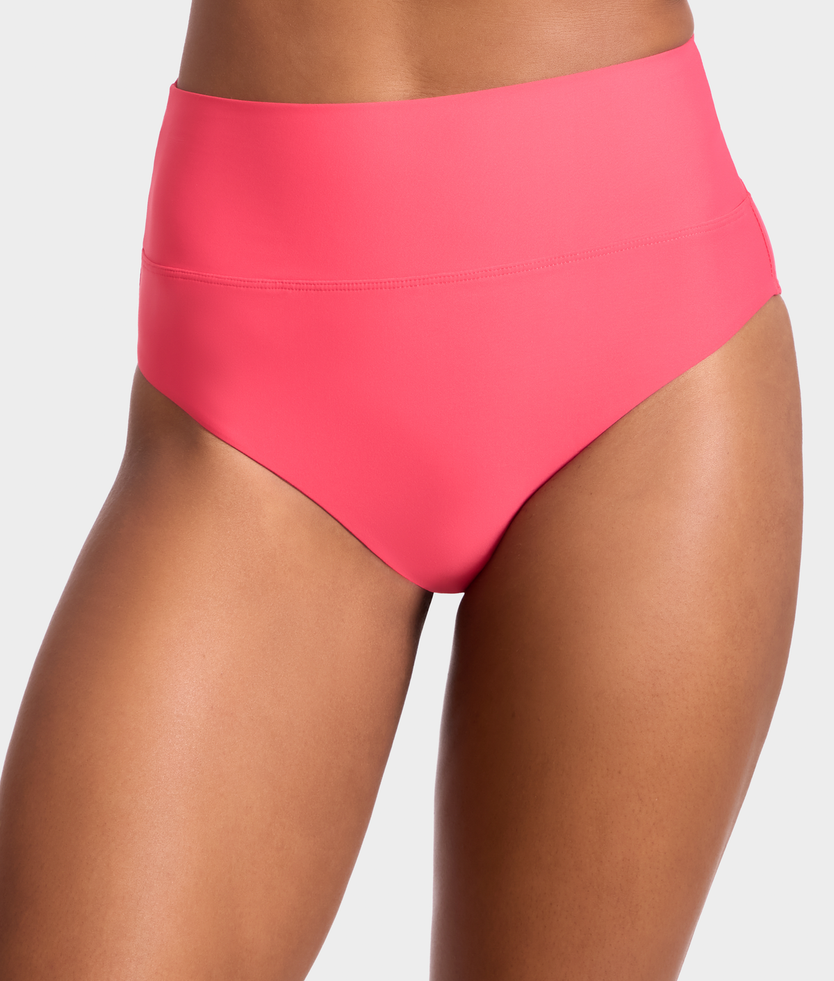 High-Waist Fold-Over Bikini Bottom