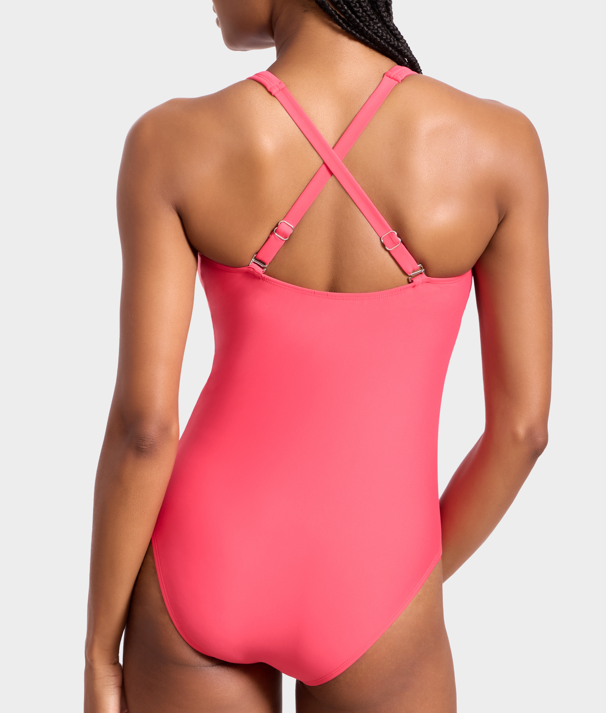 V Front Underwire One-Piece Swimsuit