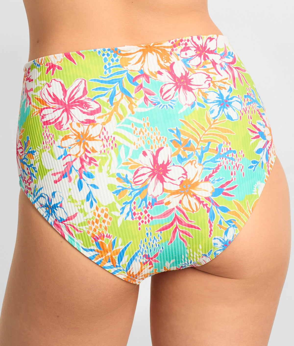 Capri Fold-Over High Waist Bikini Bottom