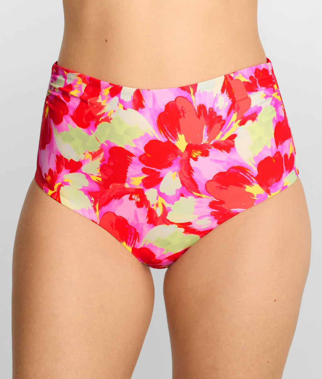 Capri Fold-Over High Waist Bikini Bottom