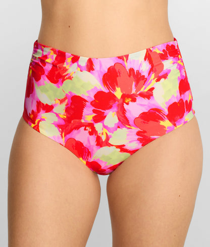 Capri Fold-Over High Waist Bikini Bottom