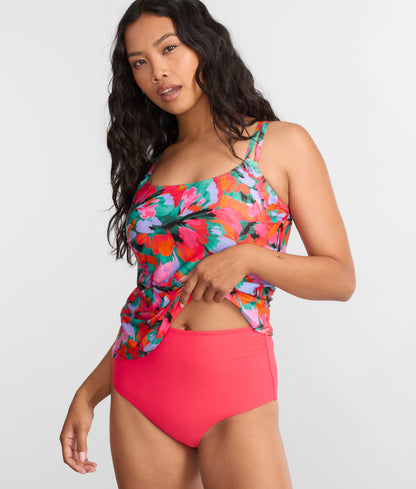 Capri Fold-Over High Waist Bikini Bottom