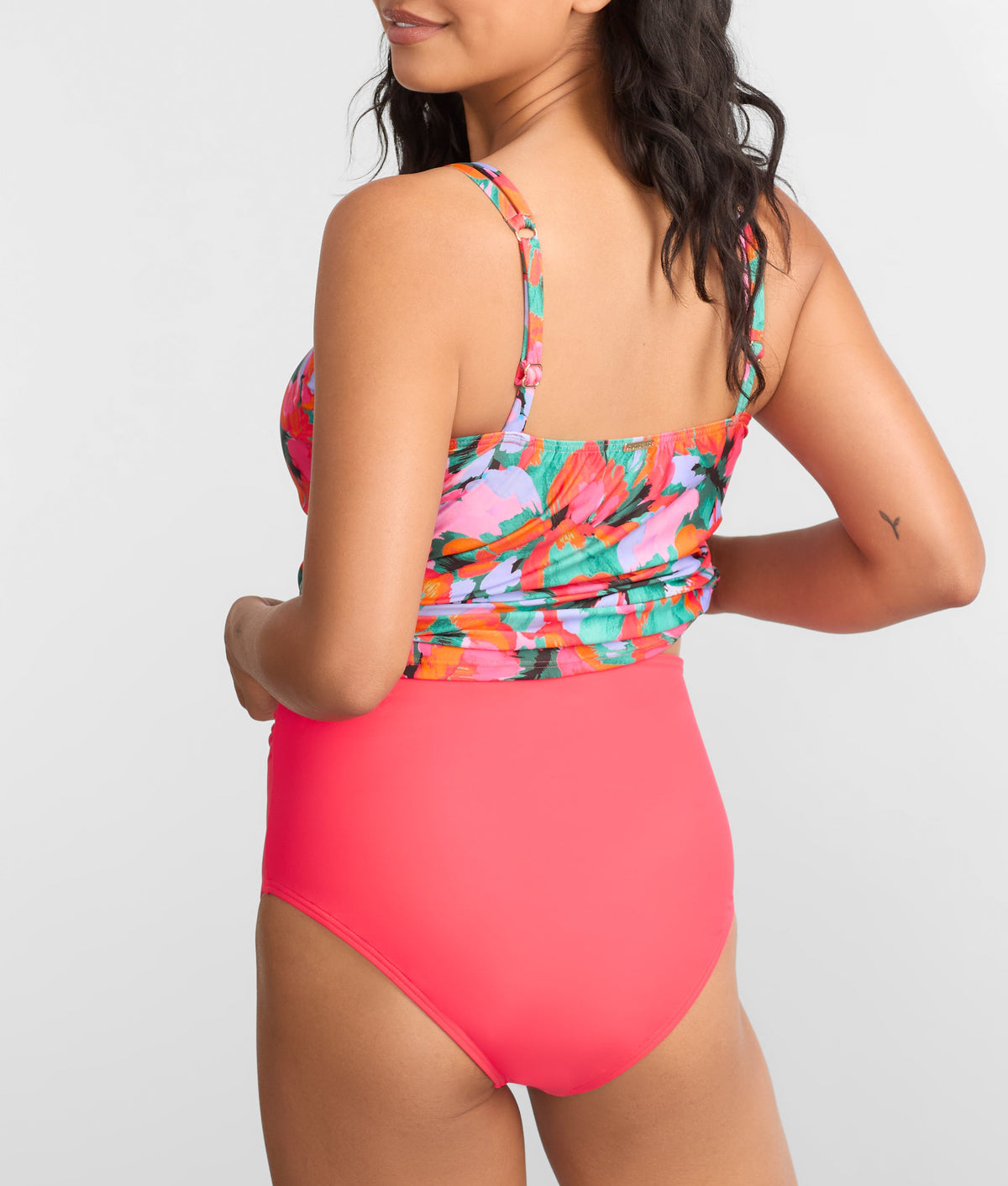 Capri Fold-Over High Waist Bikini Bottom