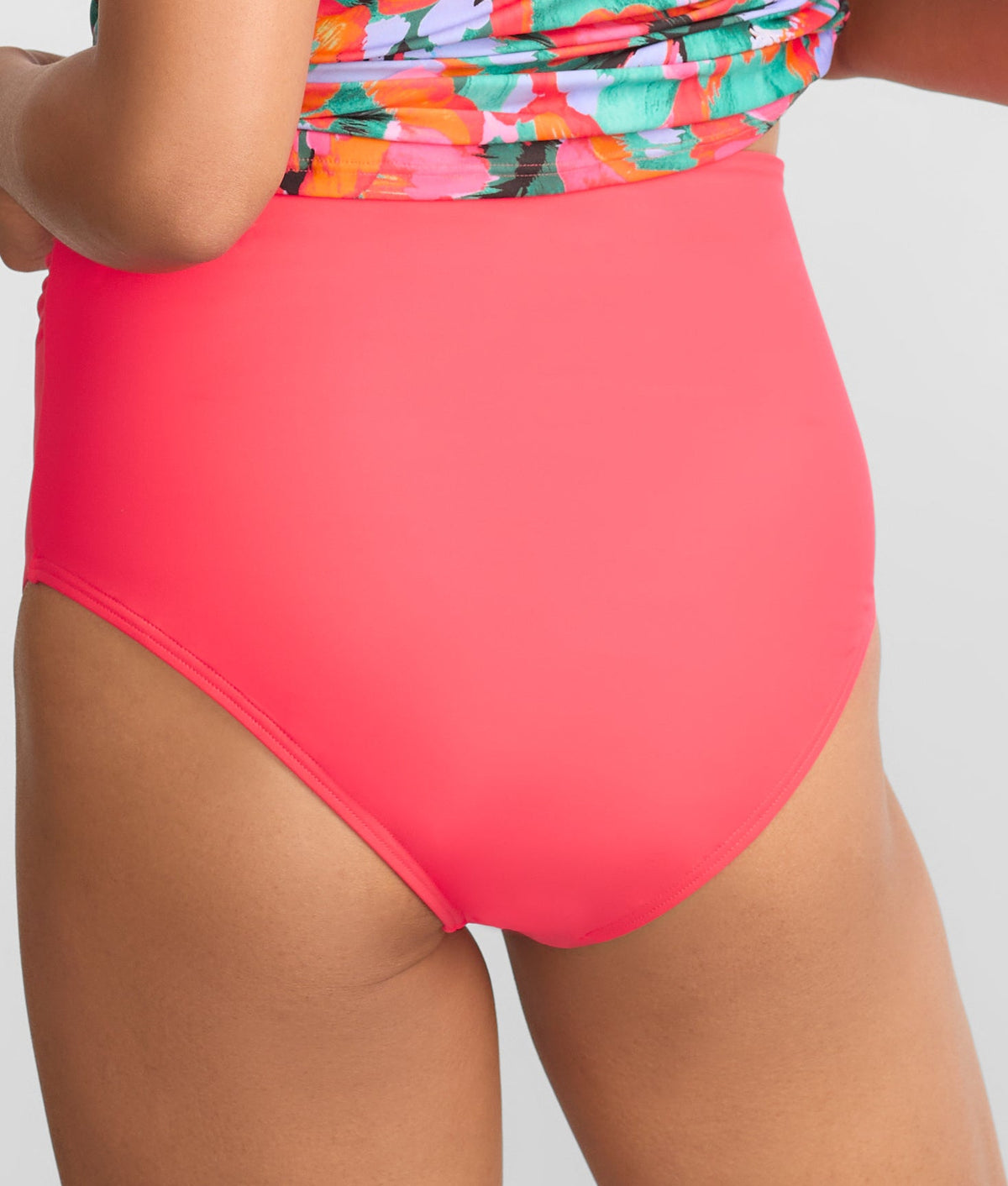 Capri Fold-Over High Waist Bikini Bottom