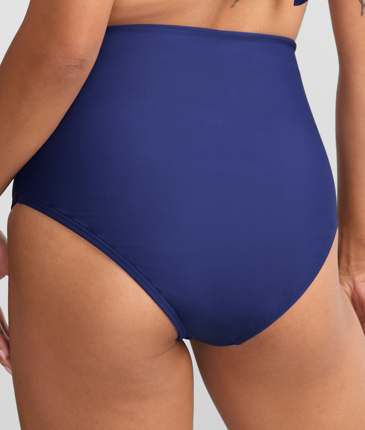 Capri Fold-Over High Waist Bikini Bottom