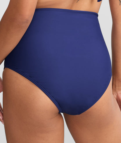 Capri Fold-Over High Waist Bikini Bottom