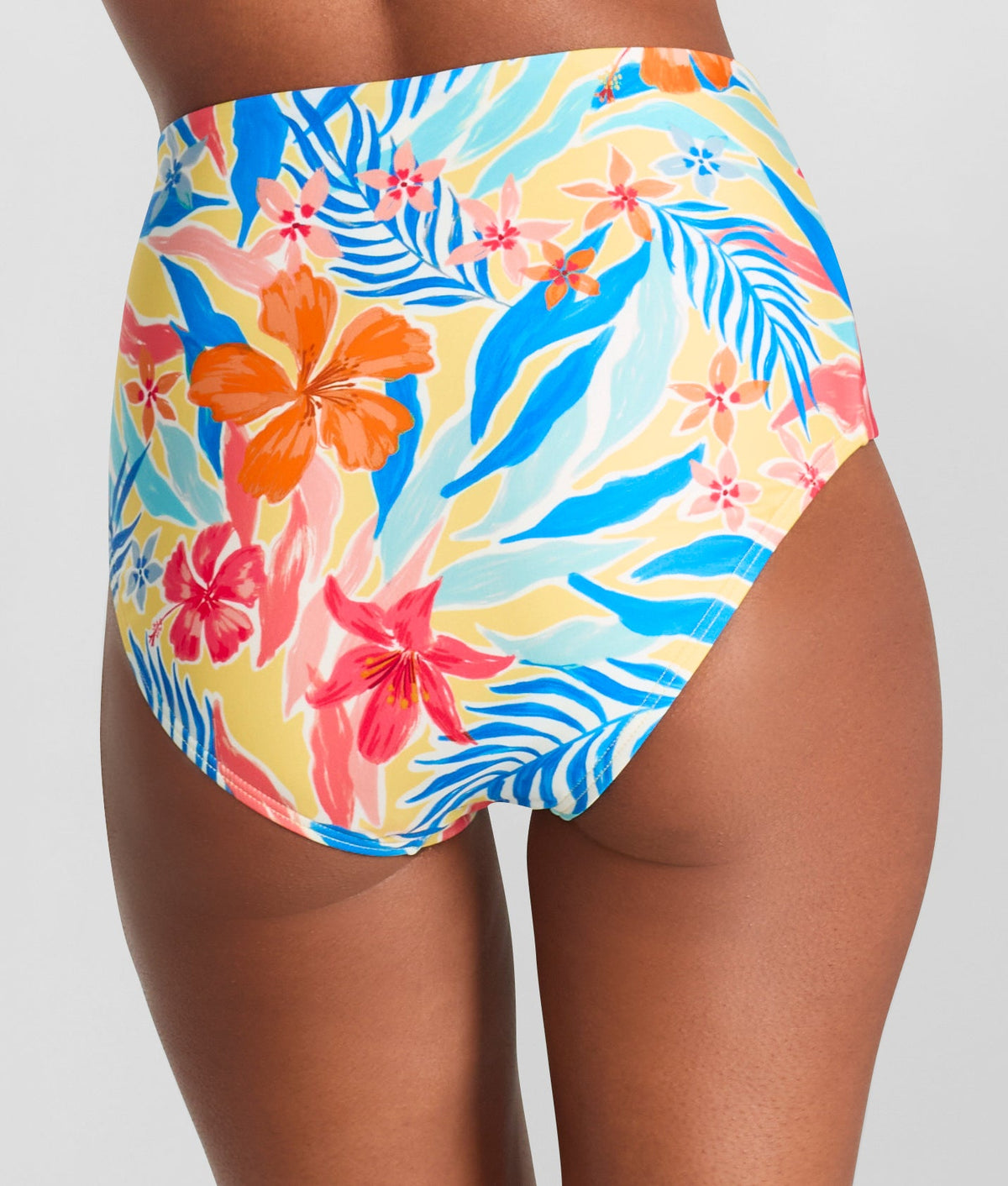 Capri Fold-Over High Waist Bikini Bottom