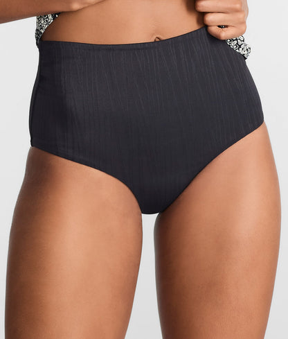 Capri Fold-Over High Waist Bikini Bottom