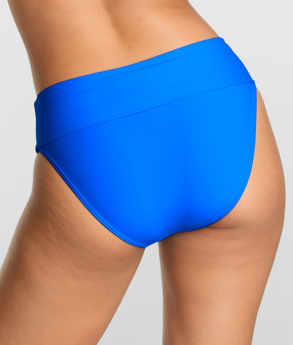 Hannah Fold-Over High-Waist Bikini Bottom