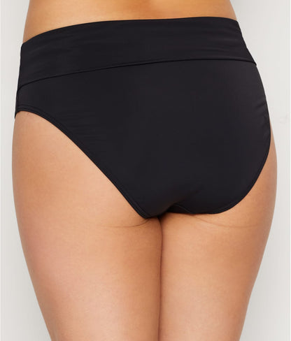 Hannah Fold-Over High-Waist Bikini Bottom
