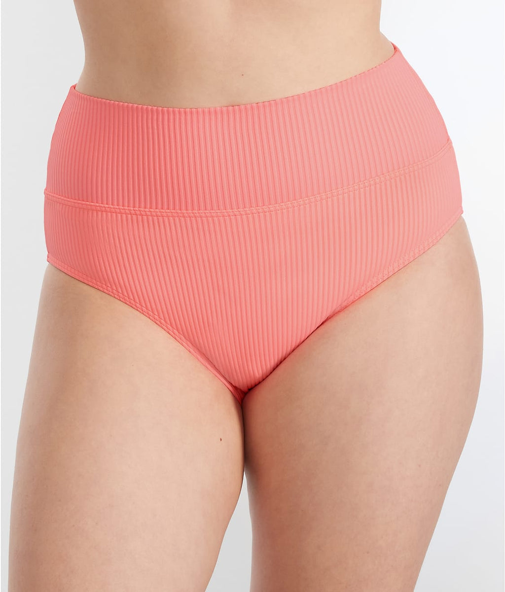 Hannah Fold-Over High-Waist Bikini Bottom