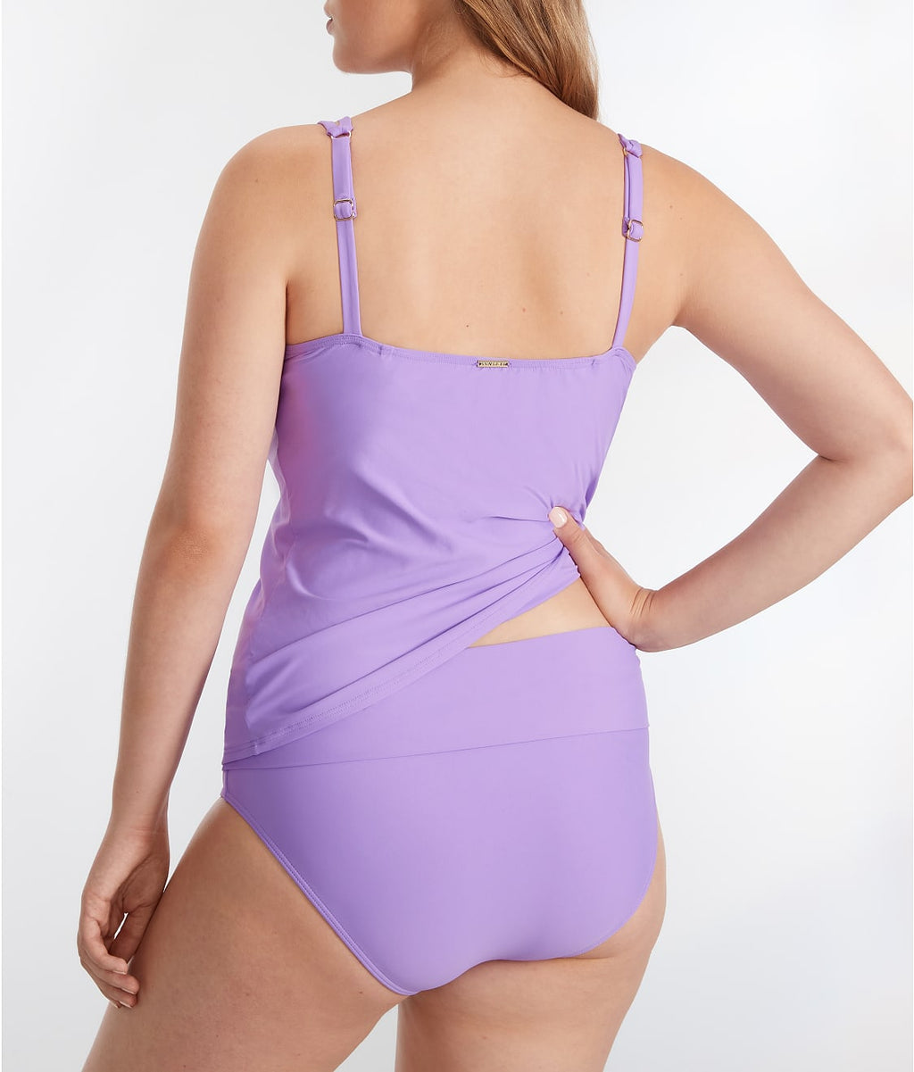 Hannah Fold-Over High-Waist Bikini Bottom