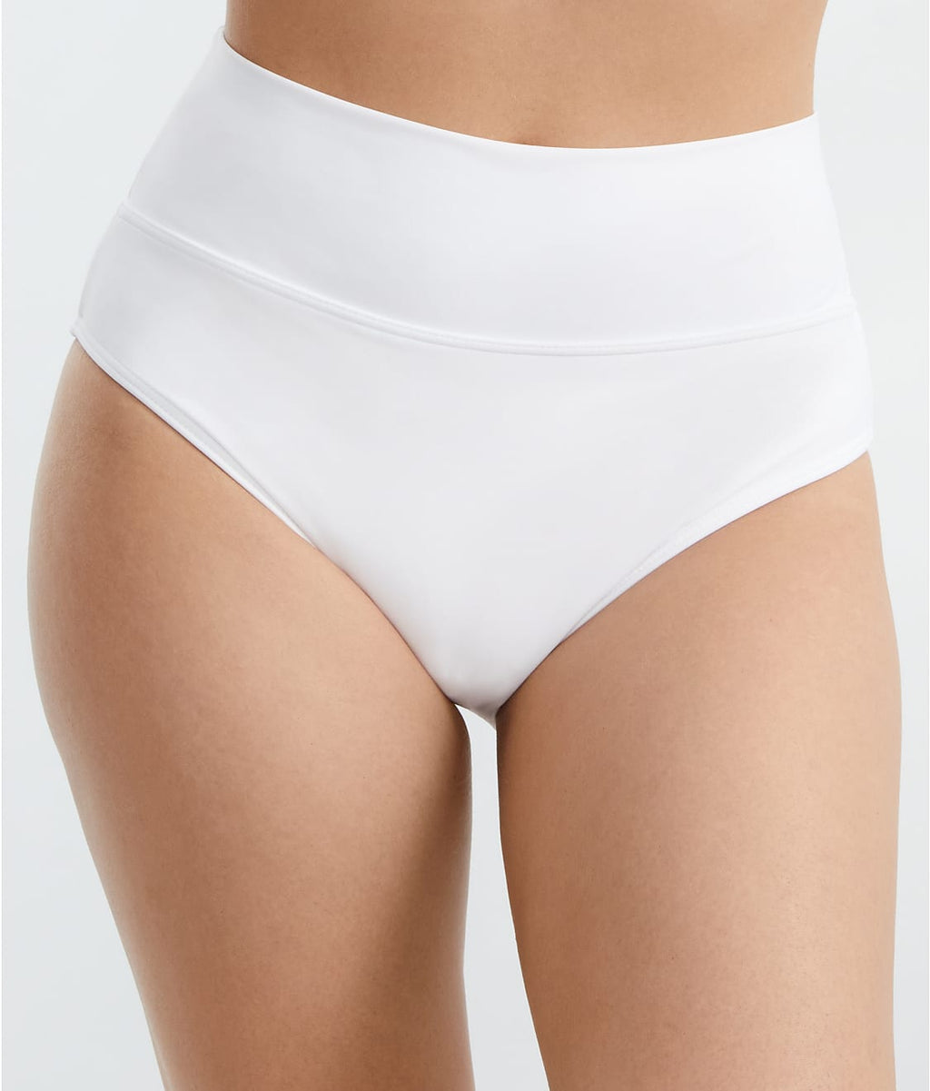 Hannah Fold-Over High-Waist Bikini Bottom