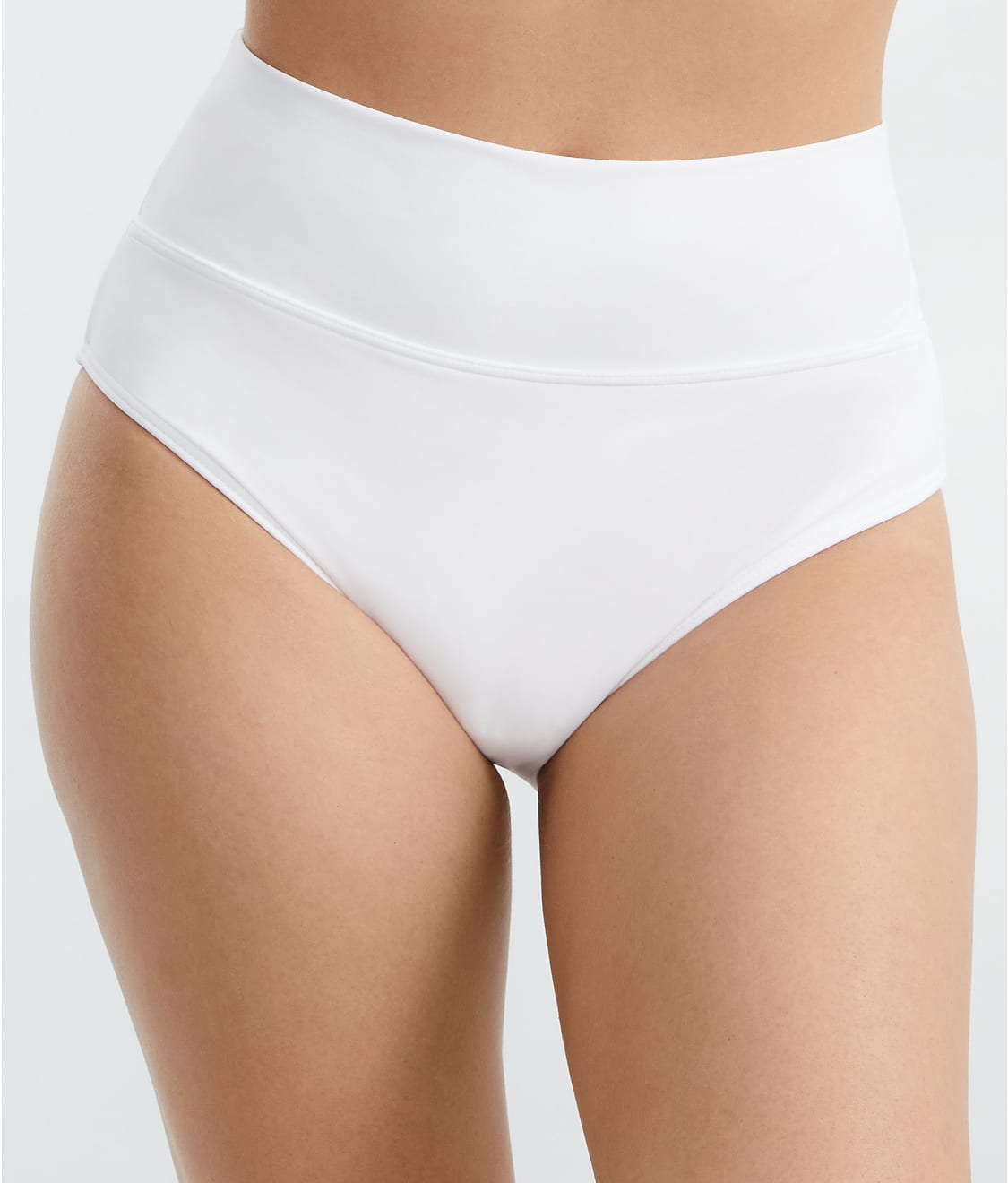 Hannah Fold-Over High-Waist Bikini Bottom