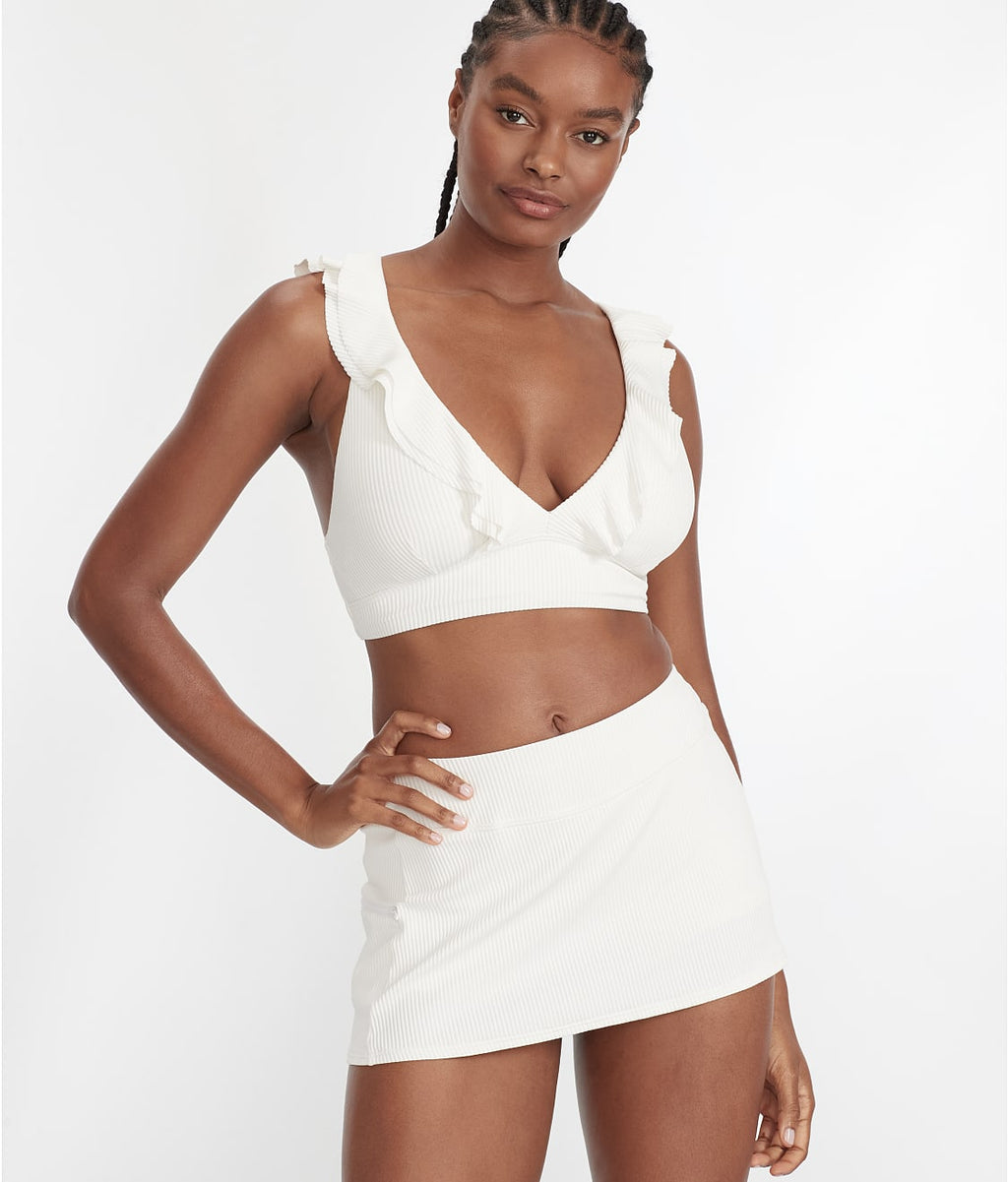 Sporty Skirted Bikini Bottom
