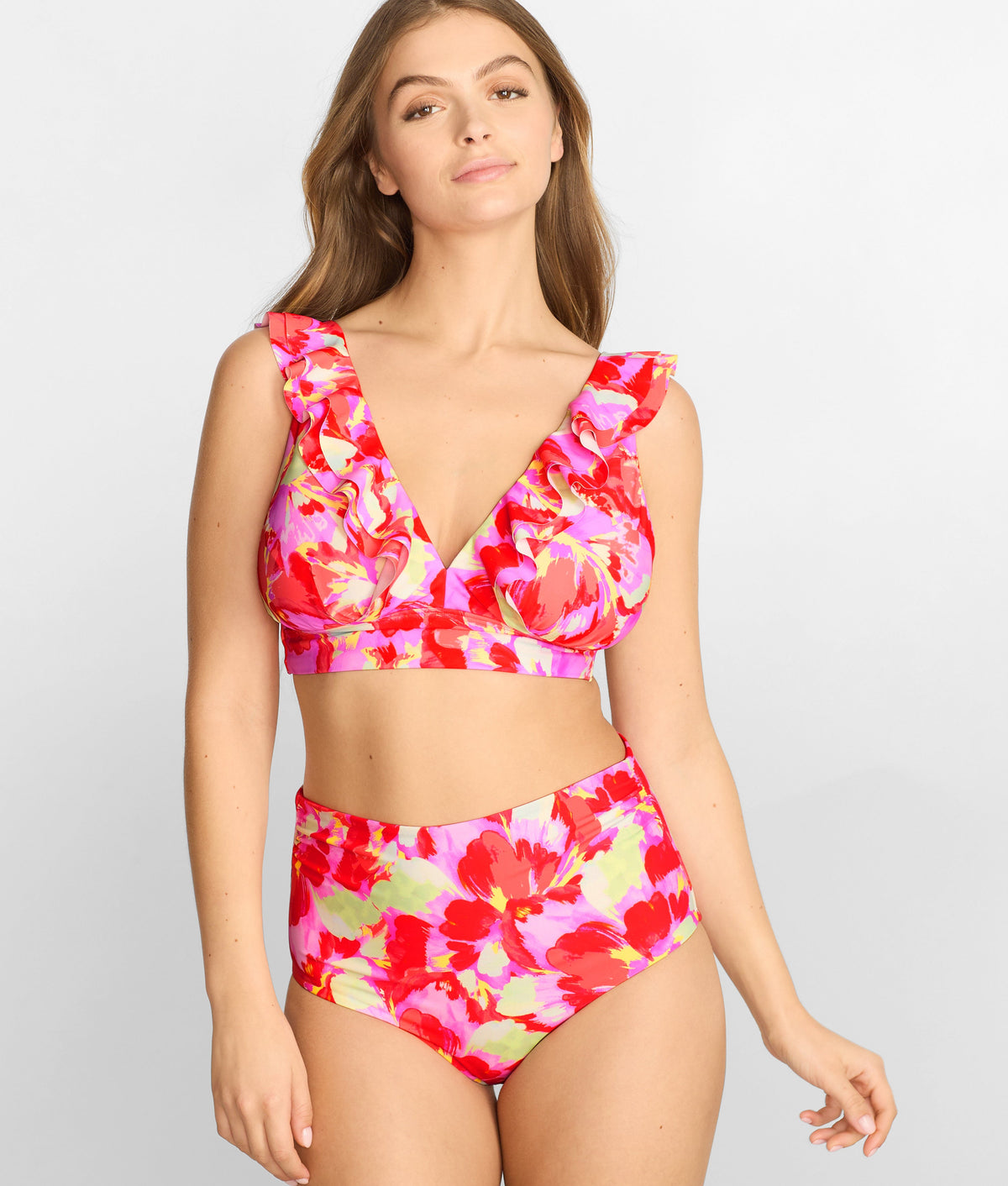 Willa Ruffle Wire-Free Bikini Top