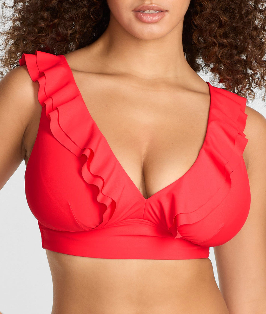 Willa Ruffle Wire-Free Bikini Top