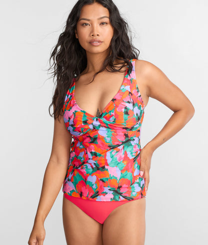 Elsie Underwire Wrap Tankini Top
