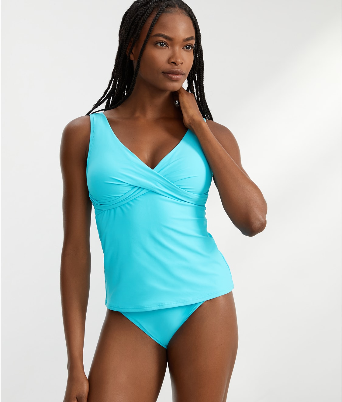 Elsie Underwire Wrap Tankini Top