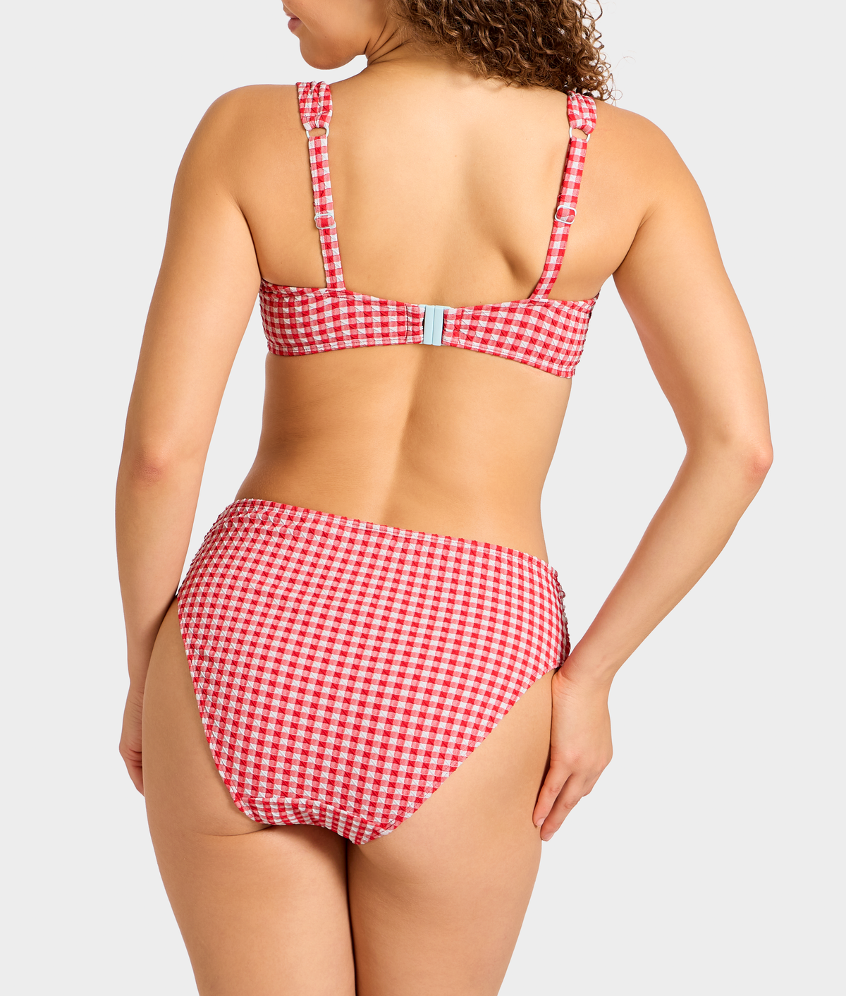 Gingham Olivia Underwire Balcony Bikini Top