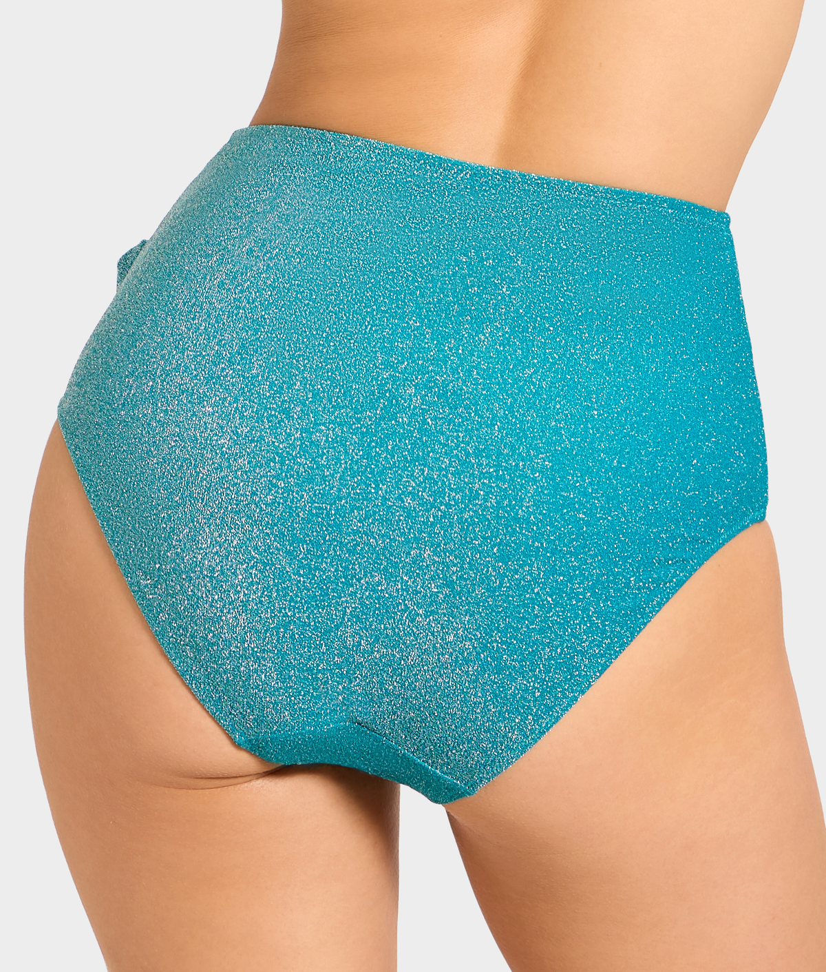 Sparkle High-Waist Bikini Bottom