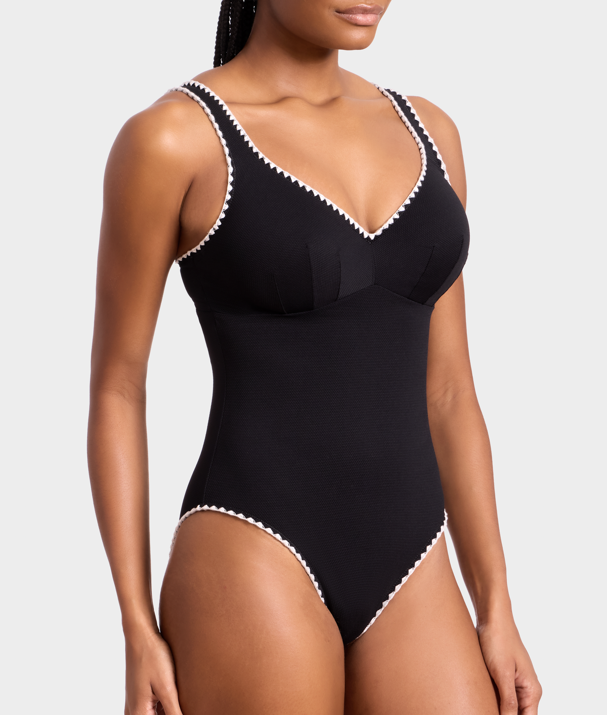 Aurora Lara Plunge Underwire One-Piece Swimsuit