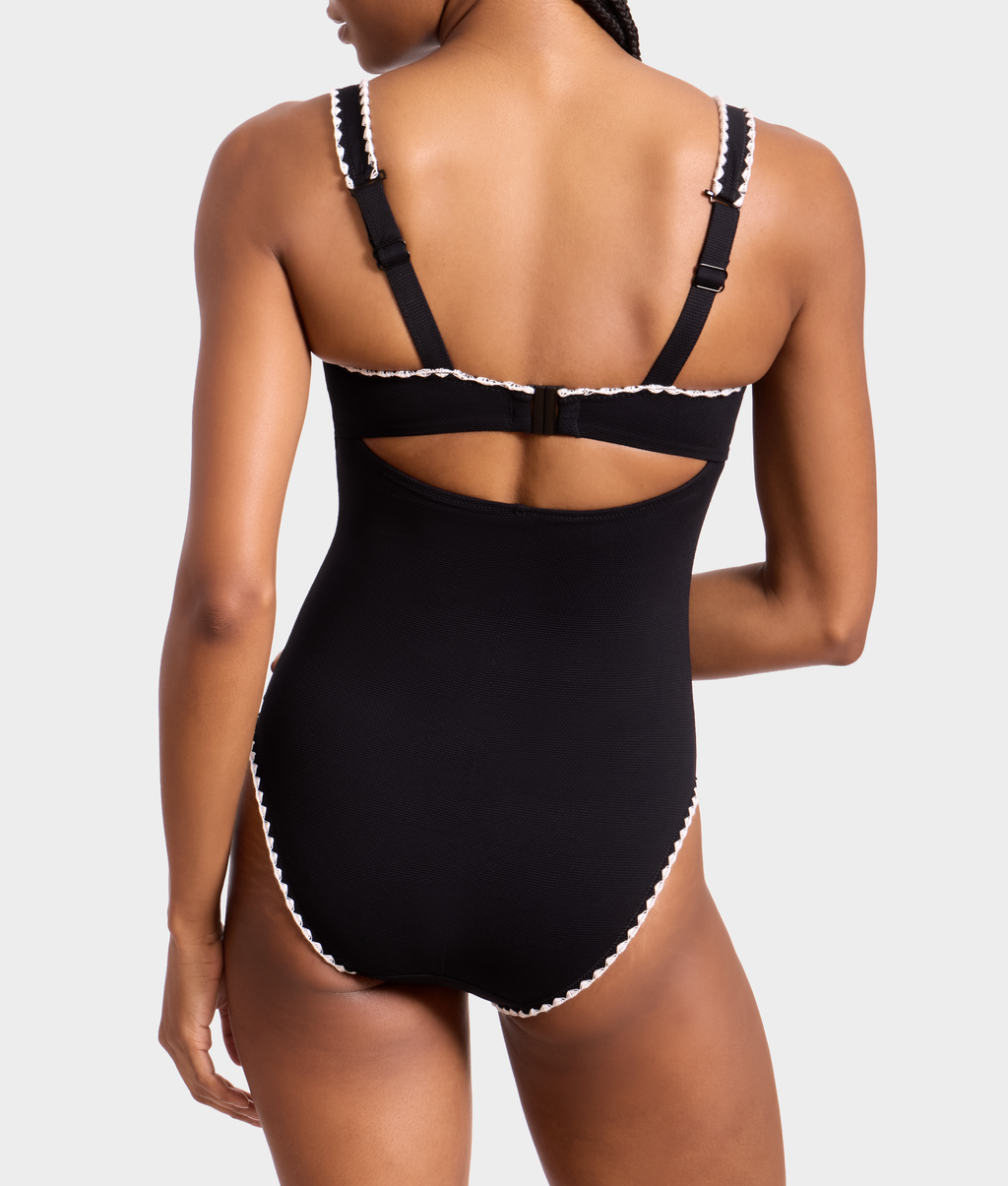 Aurora Lara Plunge Underwire One-Piece Swimsuit