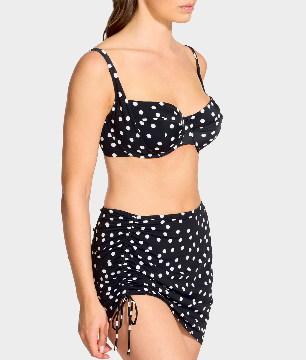 Polka Dot Florence Balcony Bikini Top