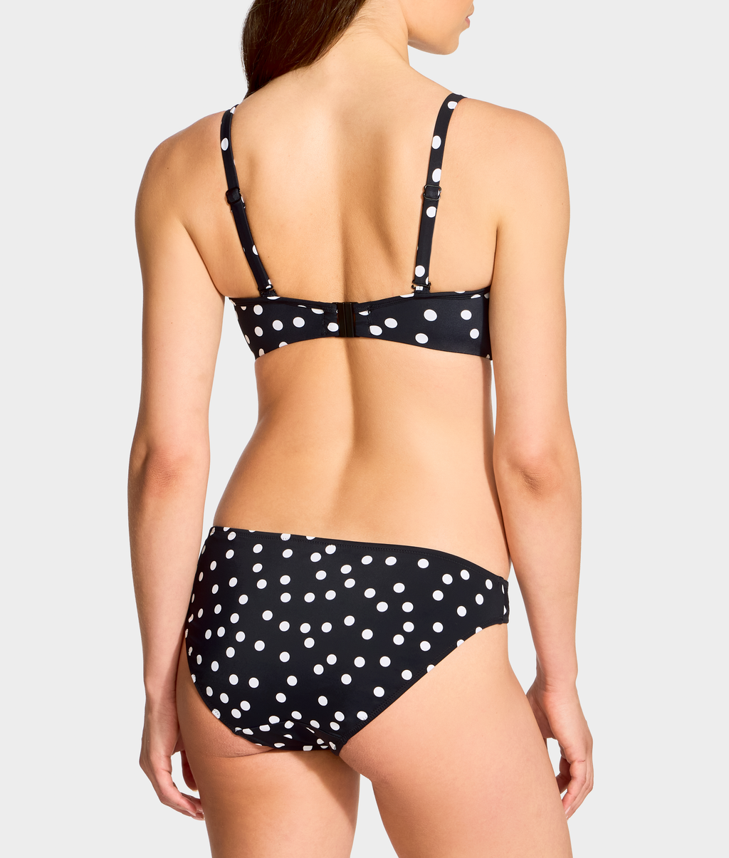 Polka Dot Scarlett Bandeau Bikini Top
