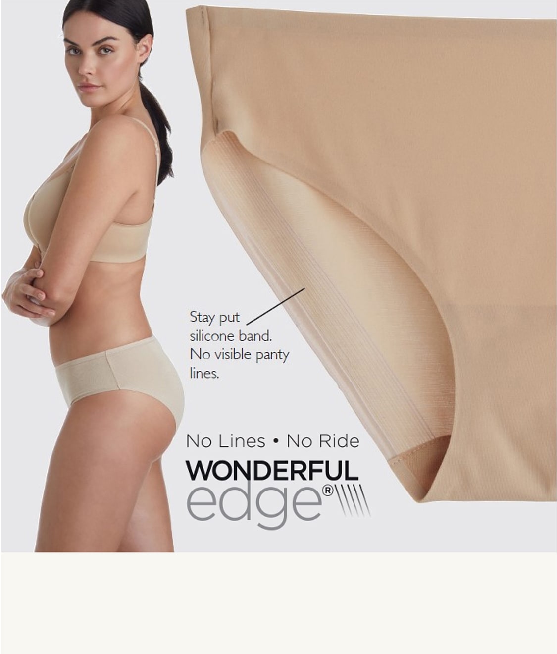Wonderful Edge Matte Microfiber Hipster